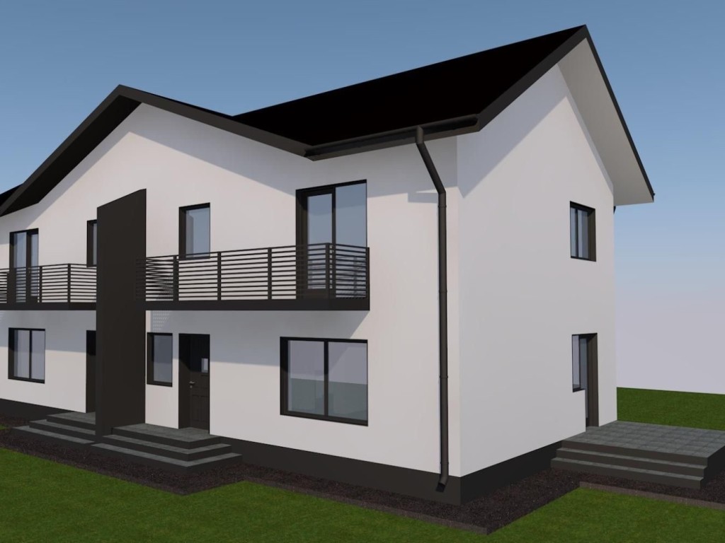 ASFALT! Încălzire în pardoseală!Vila 4 camere Valea Adanca (Miroslava)