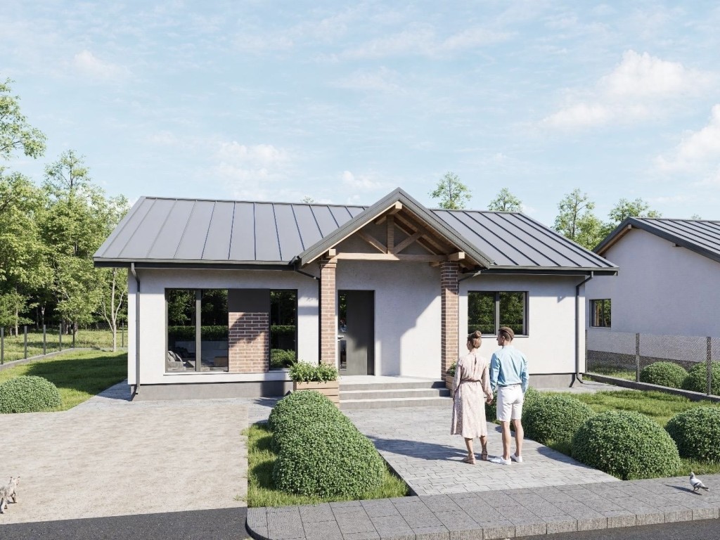 490 mp teren!4camere!2 băi!Încălz în pard!Casa 4 camere Dancu-Holboca